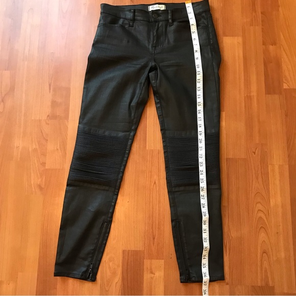 MADEWELL | Skinny Skinny Racetrack Moto Black Jeans Size 28 - Picture 11 of 15